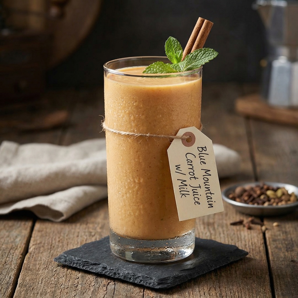 Blue Mountain Carrot Juice W/ Milk - Image 1