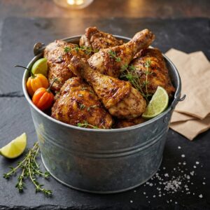 Pre-cooked Seasoned Chicken -Full Bucket